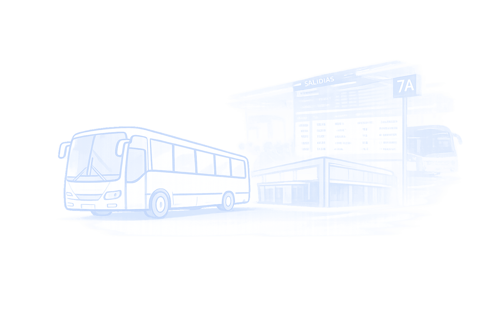 Ilustración cooperativa de transporte terrestre